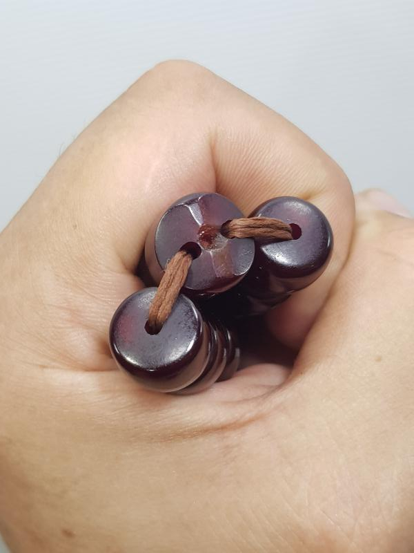 VİŞNE RENGİ ANTİKA KATALİN TESPİH