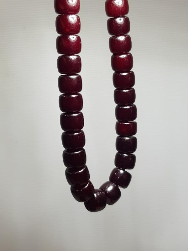 VİŞNE RENGİ ANTİKA KATALİN TESPİH