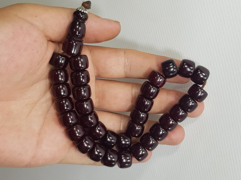 VİŞNE RENGİ ANTİKA KATALİN TESPİH