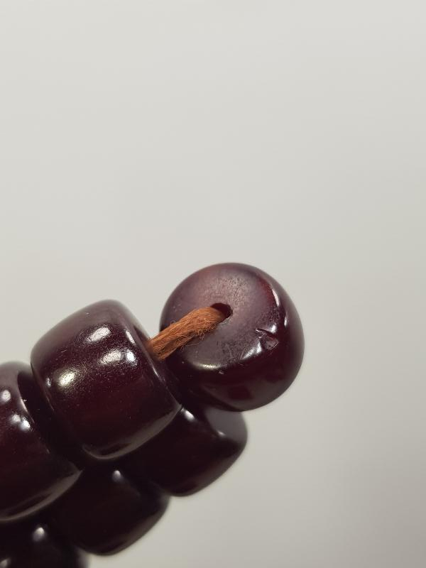 VİŞNE RENGİ ANTİKA KATALİN TESPİH