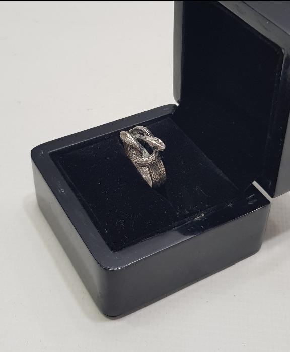 YILANLAR GÖRSELLİ GÜMÜŞ YÜZÜK