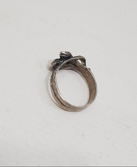 YILANLAR GÖRSELLİ GÜMÜŞ YÜZÜK