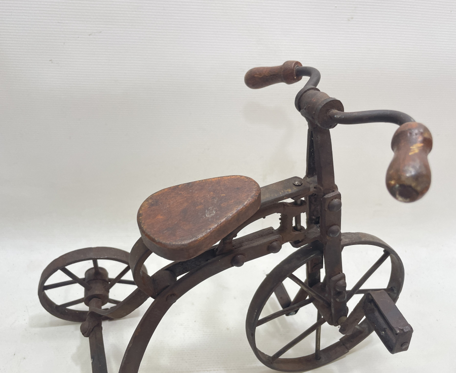 1900 BAŞLARI EL YAPIMI ÇOK NADİR MİNYATÜR BİSİKLET