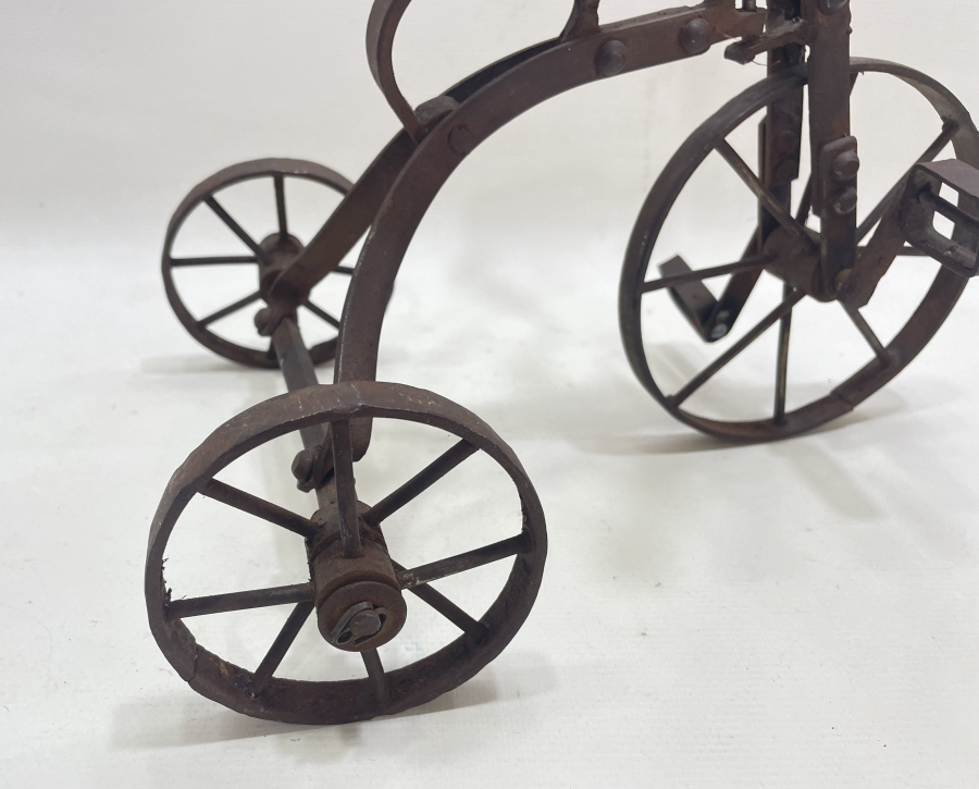 1900 BAŞLARI EL YAPIMI ÇOK NADİR MİNYATÜR BİSİKLET