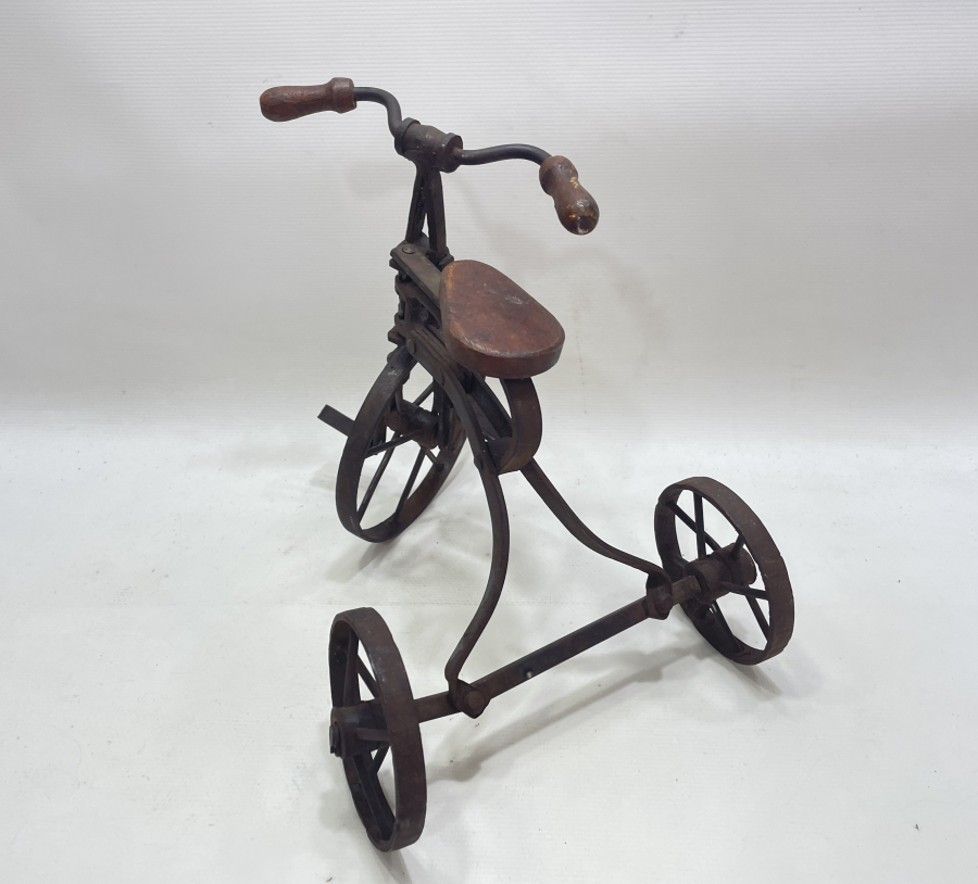 1900 BAŞLARI EL YAPIMI ÇOK NADİR MİNYATÜR BİSİKLET