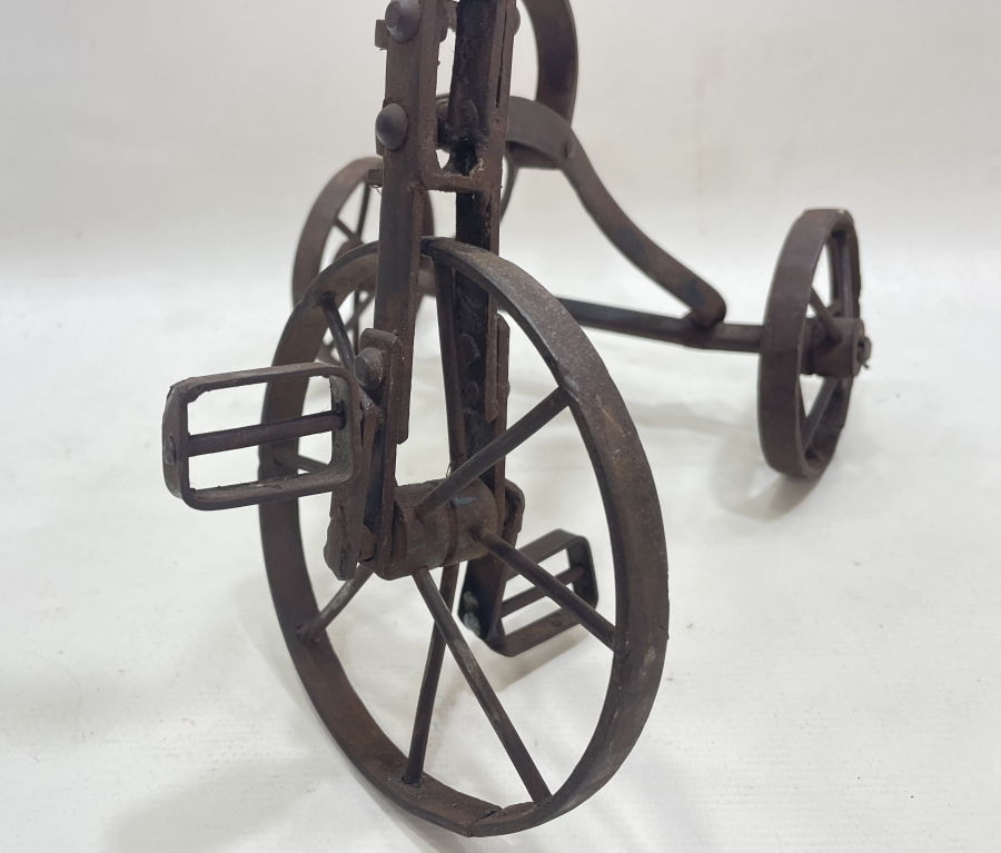 1900 BAŞLARI EL YAPIMI ÇOK NADİR MİNYATÜR BİSİKLET