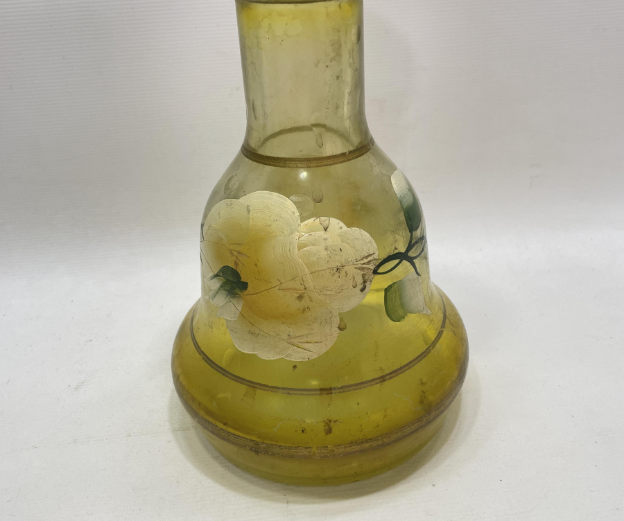 ALTIN VARAK VE EL BOYAMA İŞÇİLİKLİ ANTİKA NARGİLE ALTI