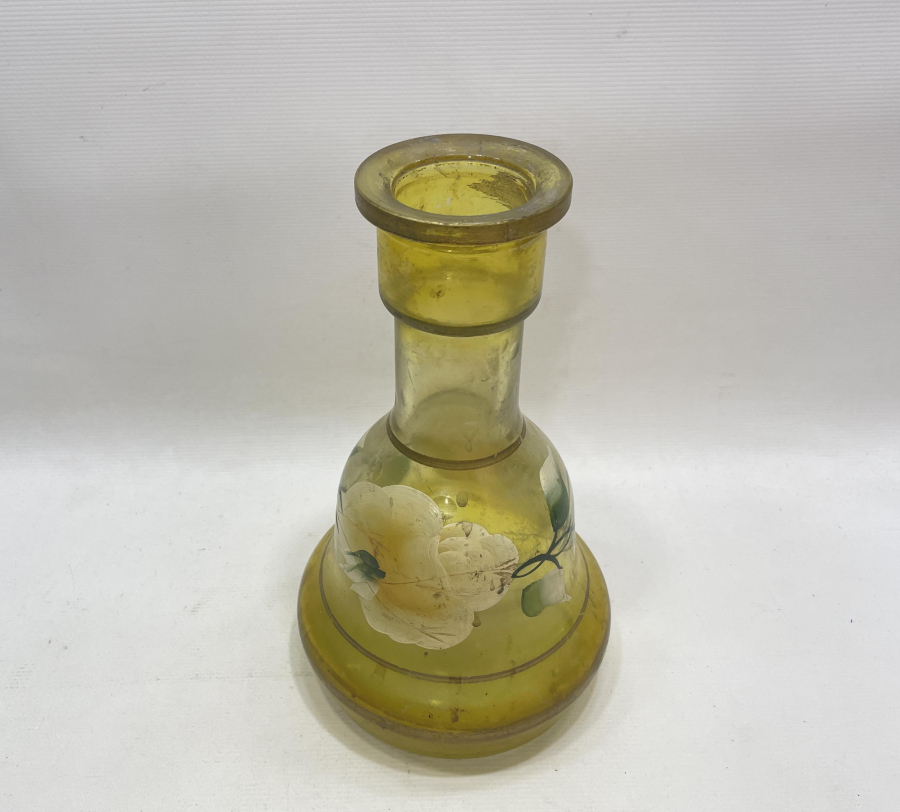 ALTIN VARAK VE EL BOYAMA İŞÇİLİKLİ ANTİKA NARGİLE ALTI