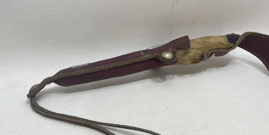 CEYLAN AYAĞINDAN YAPILMIŞ ANTİKA AT KIRBACI