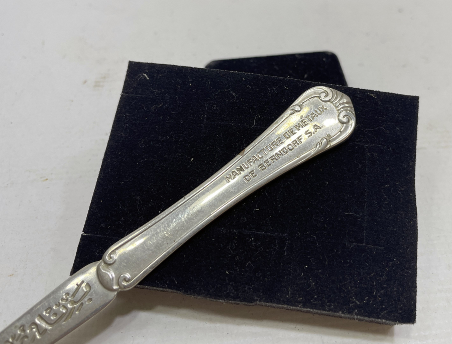 İKİ YANI OSMANLICA VE FRANSIZCA YAZILI NADİR OSMANLI DÖNEMİ ZARF AÇACAĞI