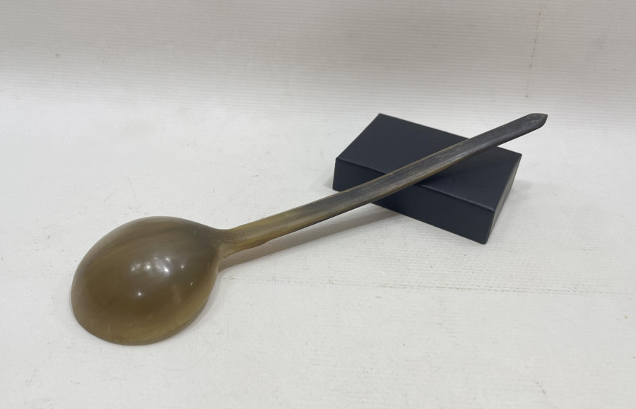 OSMANLI DÖNEMİ BOYNUZDAN MAMUL TEKKE İŞİ HOŞAF KAŞIĞI