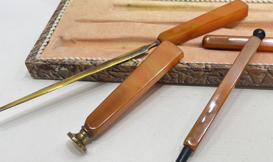 OSMANLI DÖNEMİ ÇOK NADİR MİSKEVİ BAĞA YAZI TAKIMI