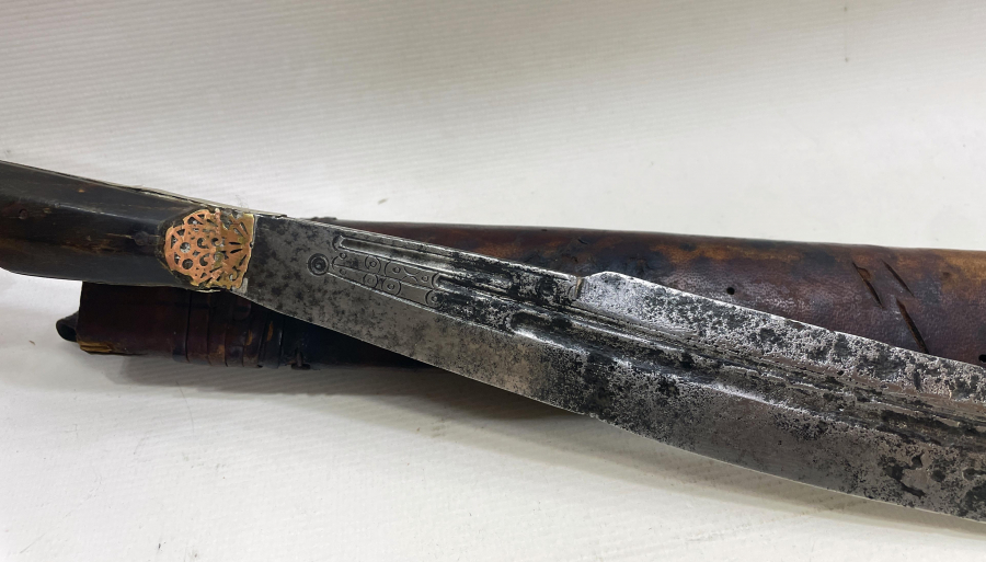 OSMANLI DÖNEMİ ÇOK NADİR ORJİNAL KININDA YALMANLI KARADENİZ İŞİ KOLTUK ALTI SALDIRMASI