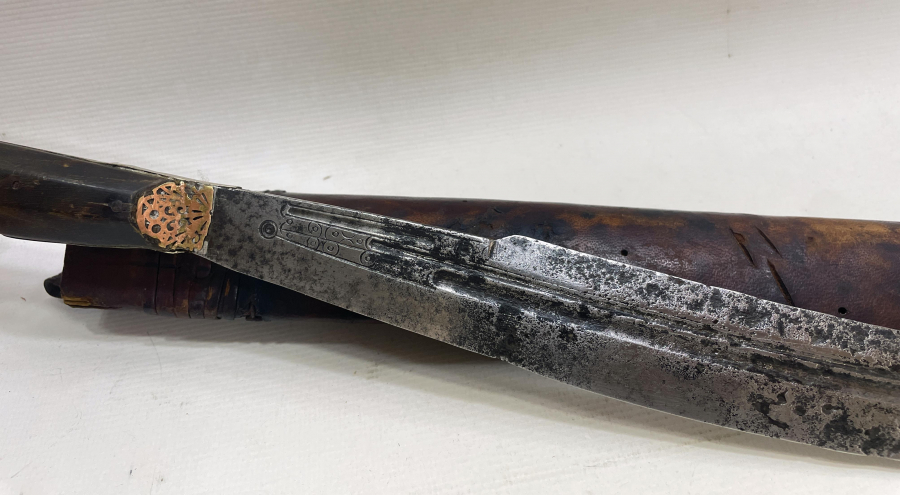 OSMANLI DÖNEMİ ÇOK NADİR ORJİNAL KININDA YALMANLI KARADENİZ İŞİ KOLTUK ALTI SALDIRMASI