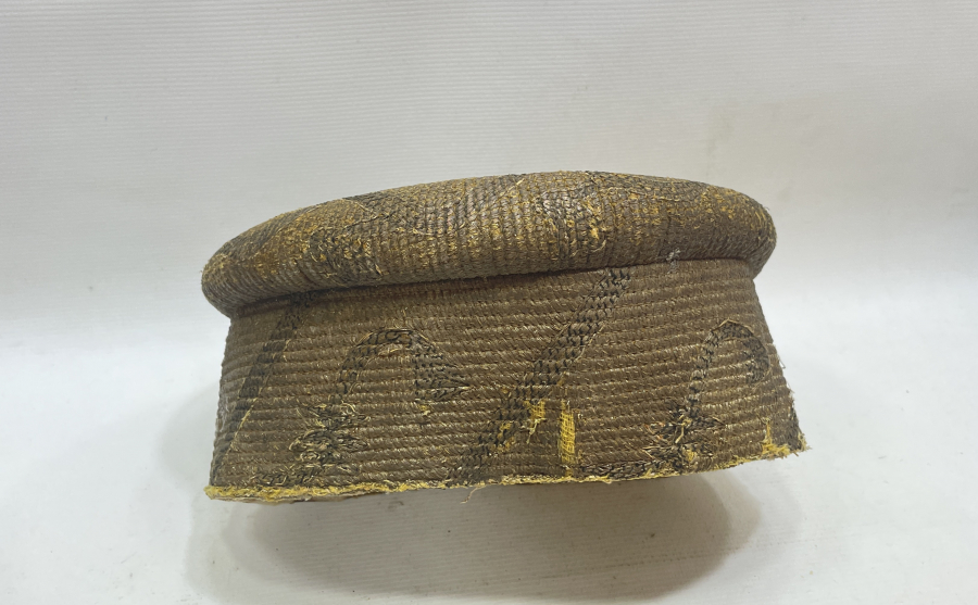 OSMANLI DÖNEMİ GÜMÜŞ SIRMA İŞÇİLİKLİ NADİR HAHAM ŞAPKASI