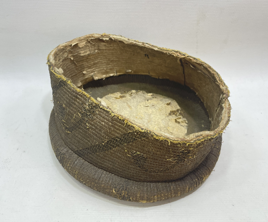 OSMANLI DÖNEMİ GÜMÜŞ SIRMA İŞÇİLİKLİ NADİR HAHAM ŞAPKASI