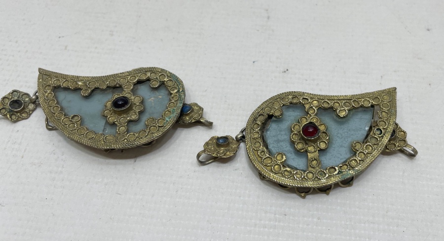 OSMANLI DÖNEMİ ÜZERİ TAŞLI GÜMÜŞ CEPKEN ÖNLÜĞÜ