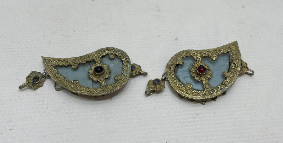 OSMANLI DÖNEMİ ÜZERİ TAŞLI GÜMÜŞ CEPKEN ÖNLÜĞÜ