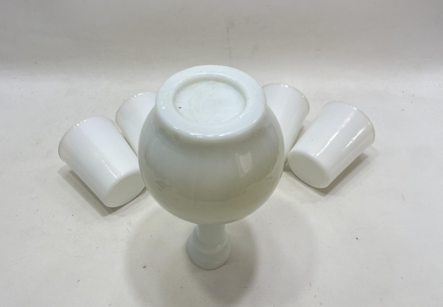 SARAY İŞİ ÇOK NADİR HIRKA-İ SADET SULUĞU OPAL SÜRAHİ VE BARDAKLARI - İLK KEZ GÖRÜLÜYOR