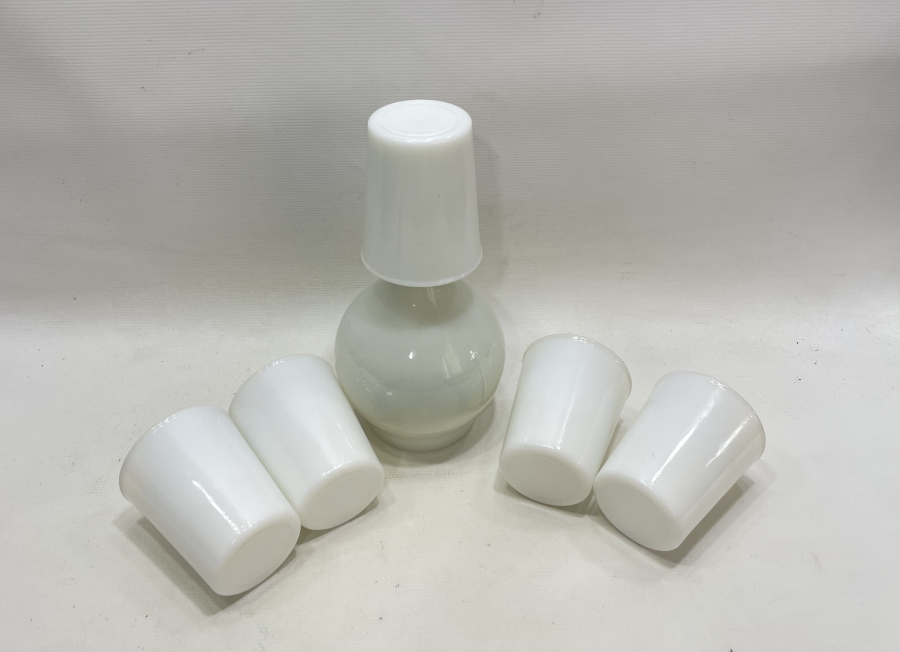 SARAY İŞİ ÇOK NADİR HIRKA-İ SADET SULUĞU OPAL SÜRAHİ VE BARDAKLARI - İLK KEZ GÖRÜLÜYOR