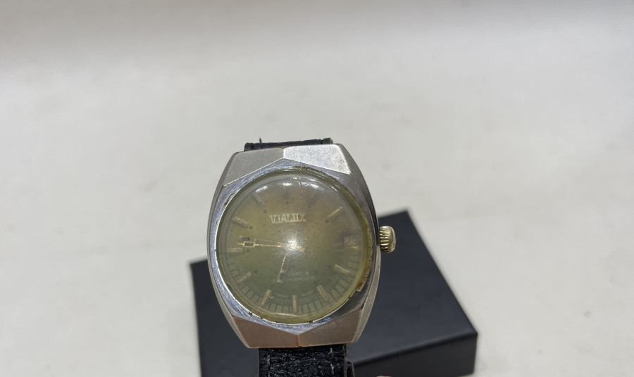 VIALUX MARKA KURMALI ANTİKA KOL SAATİ