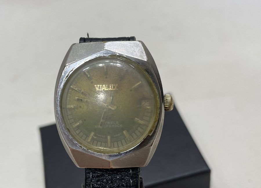 VIALUX MARKA KURMALI ANTİKA KOL SAATİ