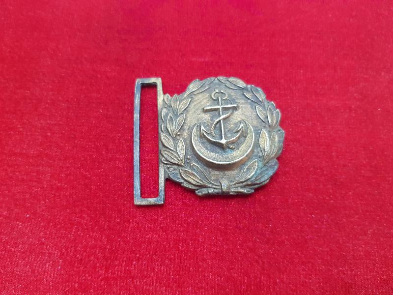 1. DÜNYA SAVAŞI DÖNEMİ OSMANLI DENİZCİ SUBAY KEMER TOKASI 