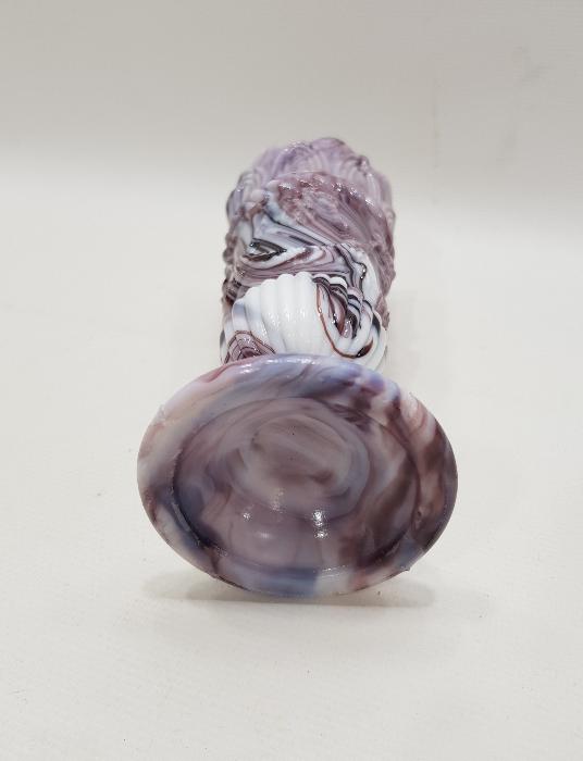 19. YÜZYIL ŞARAP TANRISI DIONYSOS RESİMLİ NADİR FORMDA OPAL VAZO