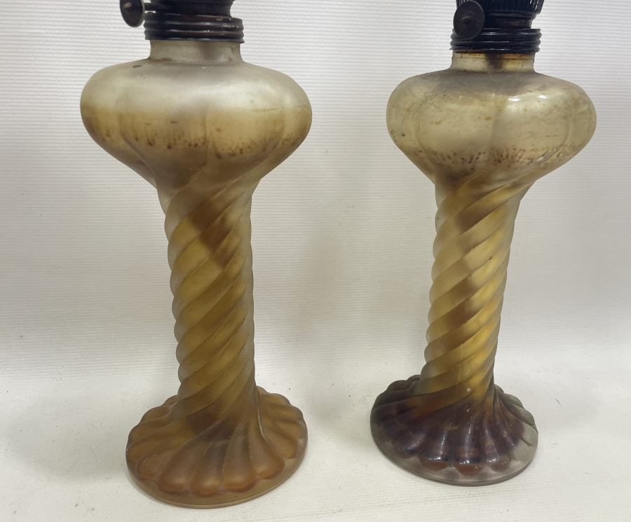 ANTİKA ÇİFT BURGULU GAZ LAMBASI