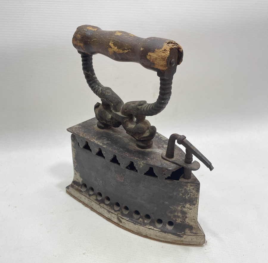 ARKASI USTA DAMGALI OSMANLI DÖNEMİ ÇOK NADİR RUM İŞİ KÖMÜRLÜ ÜTÜ