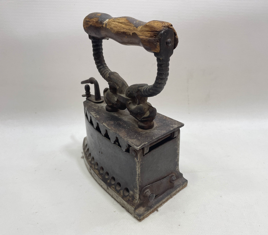 ARKASI USTA DAMGALI OSMANLI DÖNEMİ ÇOK NADİR RUM İŞİ KÖMÜRLÜ ÜTÜ