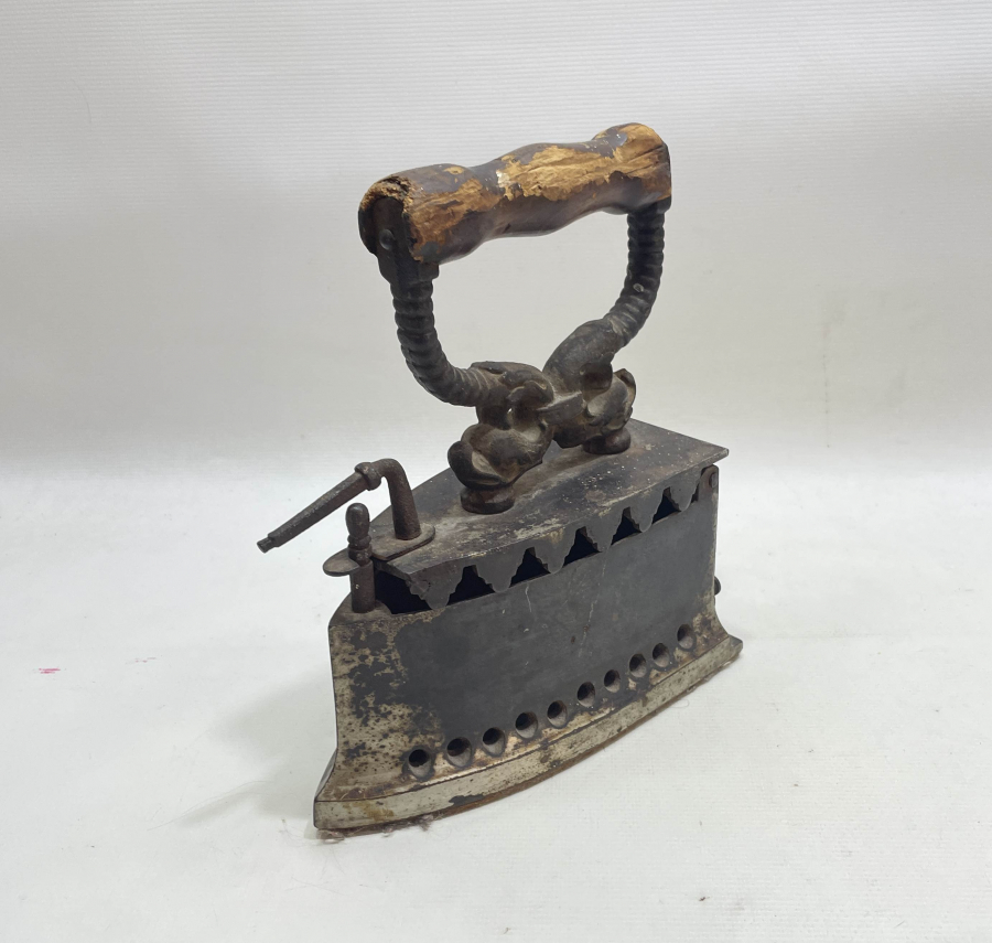 ARKASI USTA DAMGALI OSMANLI DÖNEMİ ÇOK NADİR RUM İŞİ KÖMÜRLÜ ÜTÜ