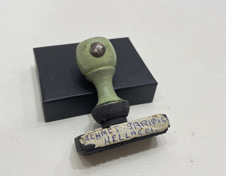 BURSALI BİR HALLAÇÇI VE YORGANCIYA AİT ESNAF MÜHRÜ