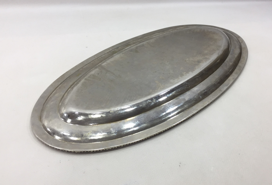 BÜYÜK BOY ANTİKA GÜMÜŞ KAPLAMA JARDİNYER - MEYVELİK