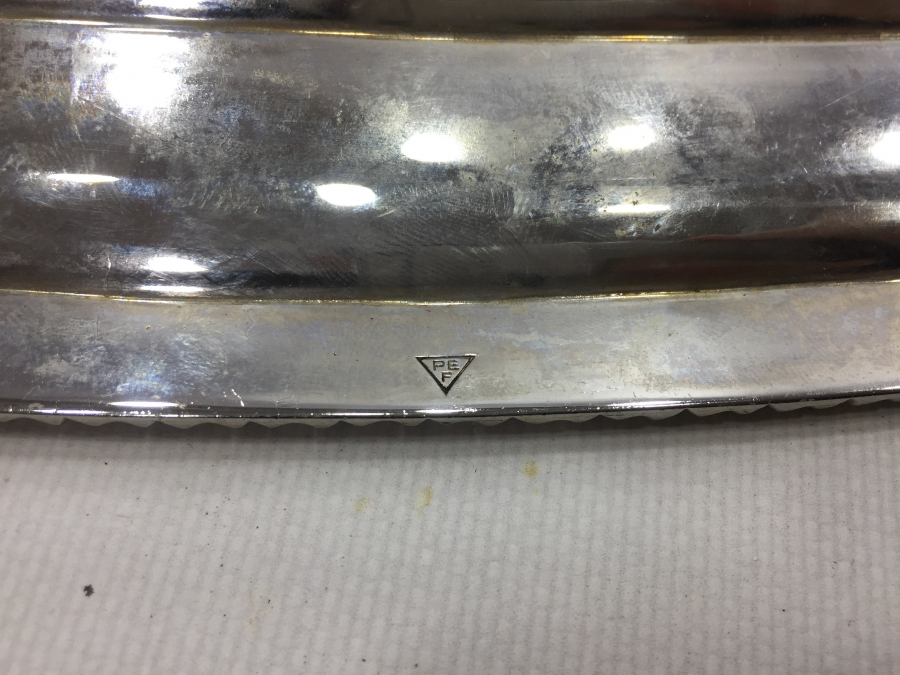 BÜYÜK BOY ANTİKA GÜMÜŞ KAPLAMA JARDİNYER - MEYVELİK