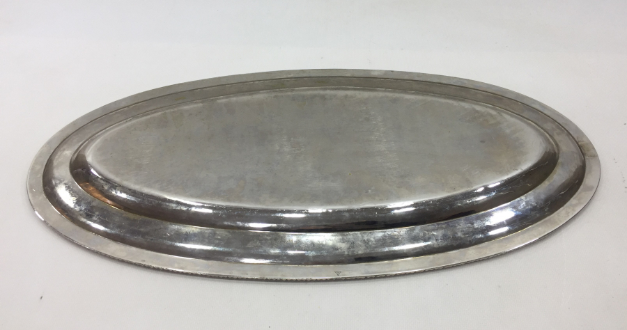 BÜYÜK BOY ANTİKA GÜMÜŞ KAPLAMA JARDİNYER - MEYVELİK