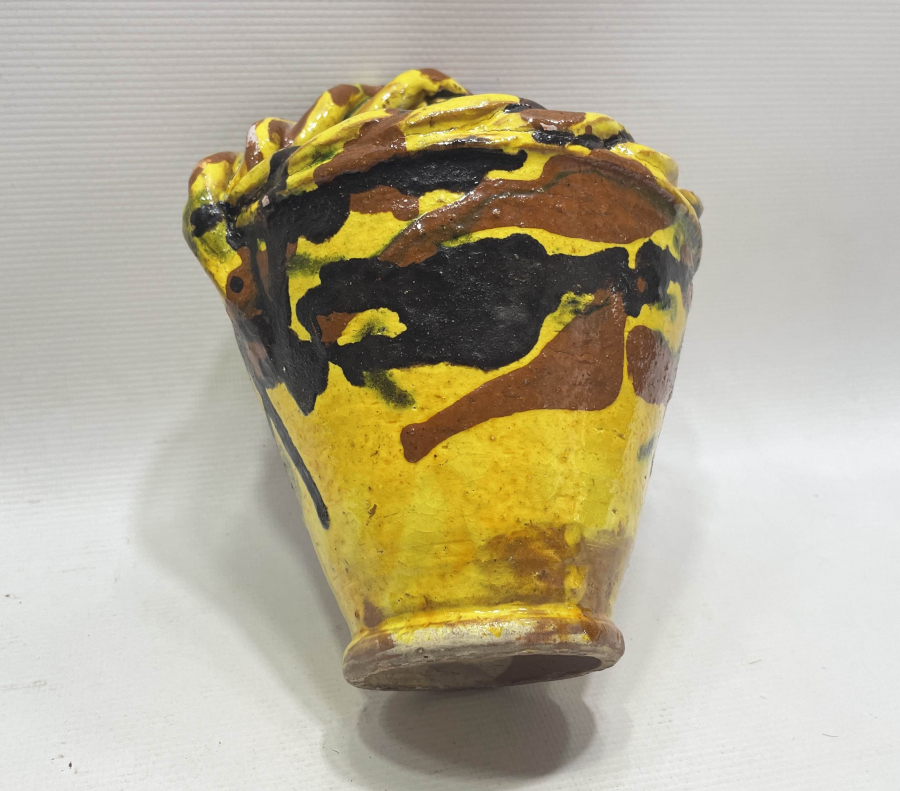 ÇİL KONDİSYONDA ÇOK NADİR ÇANAKKALE İŞİ GELİN ÇİÇEĞİ KOVASI