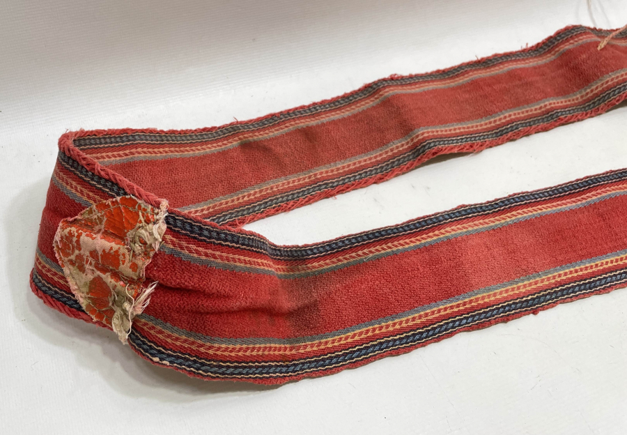 İÇİNDE GİZLİ KESESİ BULUNAN OSMANLI DÖNEMİ DERVİŞ KEMERİ