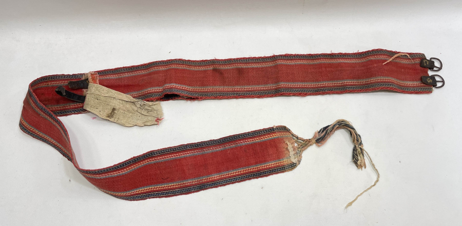 İÇİNDE GİZLİ KESESİ BULUNAN OSMANLI DÖNEMİ DERVİŞ KEMERİ