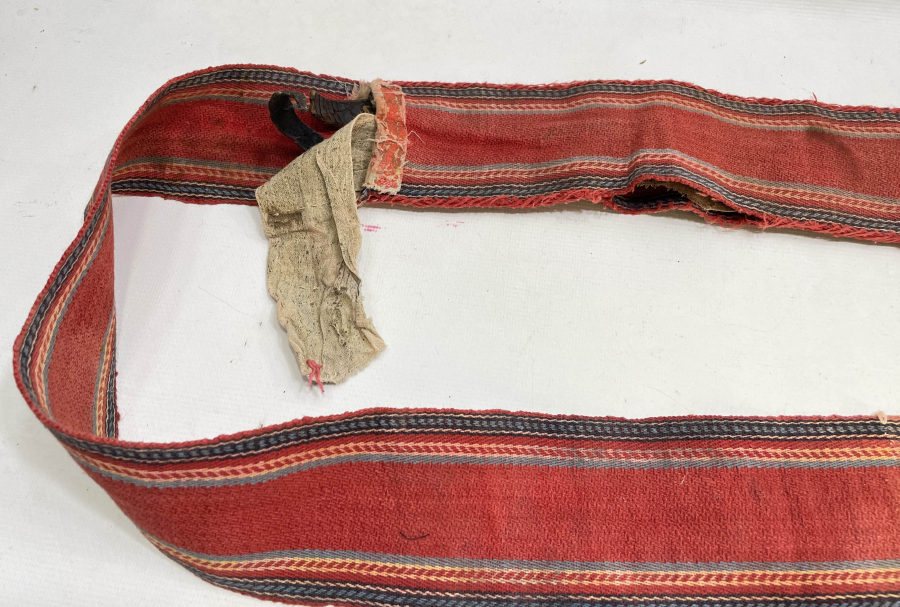 İÇİNDE GİZLİ KESESİ BULUNAN OSMANLI DÖNEMİ DERVİŞ KEMERİ