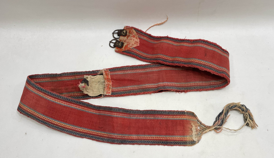 İÇİNDE GİZLİ KESESİ BULUNAN OSMANLI DÖNEMİ DERVİŞ KEMERİ