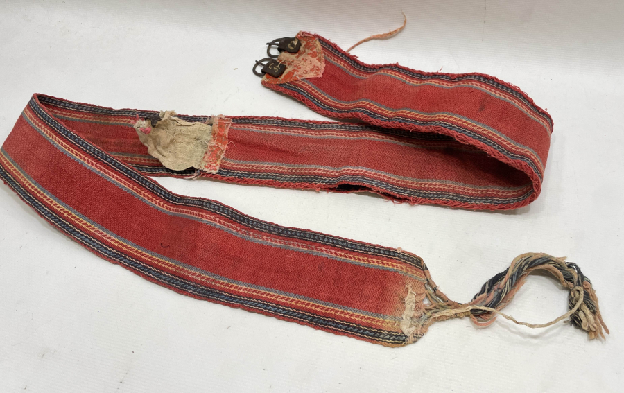 İÇİNDE GİZLİ KESESİ BULUNAN OSMANLI DÖNEMİ DERVİŞ KEMERİ