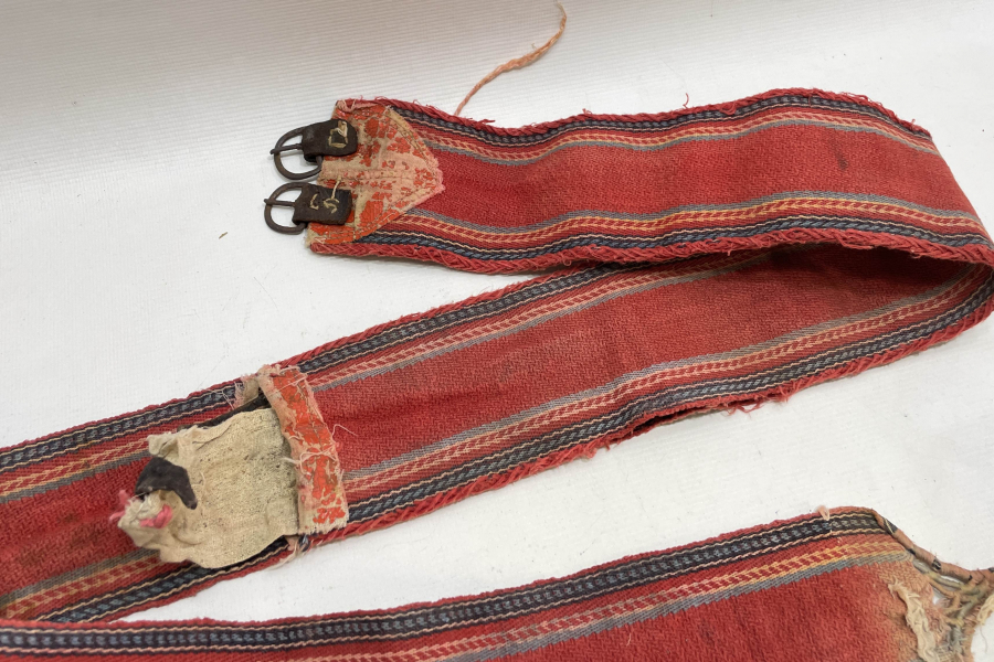 İÇİNDE GİZLİ KESESİ BULUNAN OSMANLI DÖNEMİ DERVİŞ KEMERİ