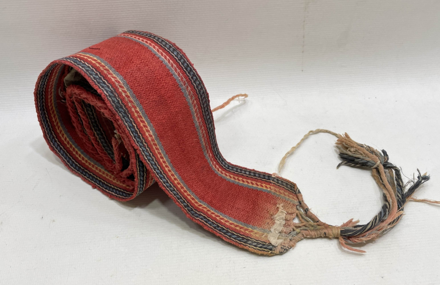 İÇİNDE GİZLİ KESESİ BULUNAN OSMANLI DÖNEMİ DERVİŞ KEMERİ