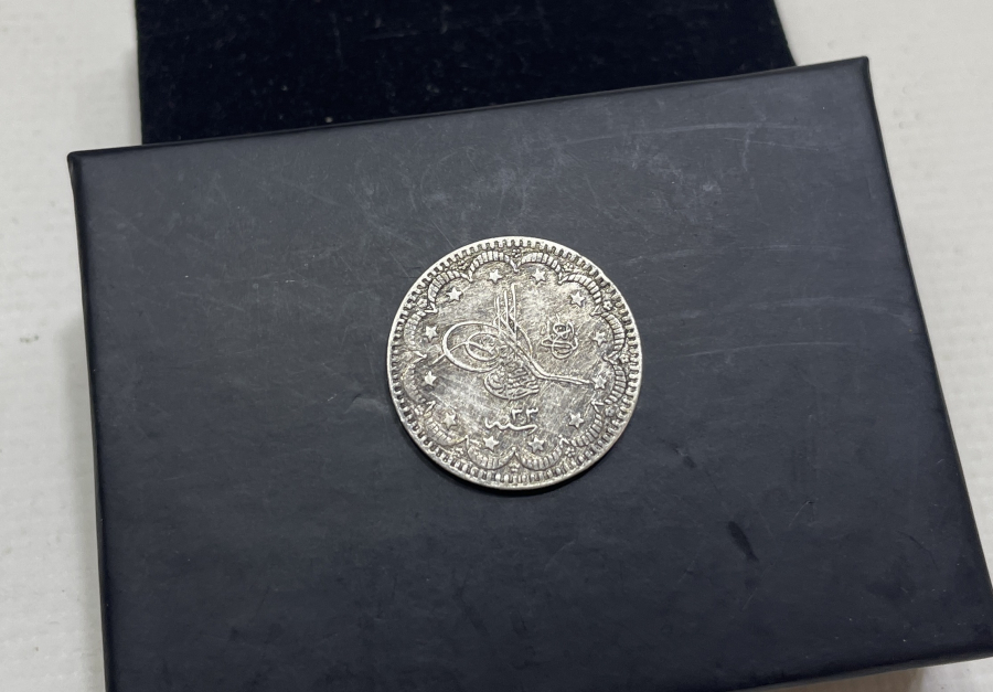 KOLEKSİYONLUK ABDÜLHAMİD HAN DÖNEMİ GÜMÜŞ 5 KURUŞ