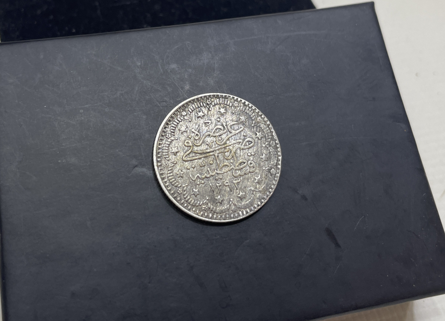 KOLEKSİYONLUK ABDÜLHAMİD HAN DÖNEMİ GÜMÜŞ 5 KURUŞ
