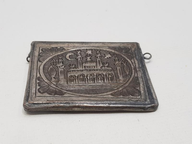 OSMANLI DÖNEMİ CAMİ RESİMLİ HAMAYIL