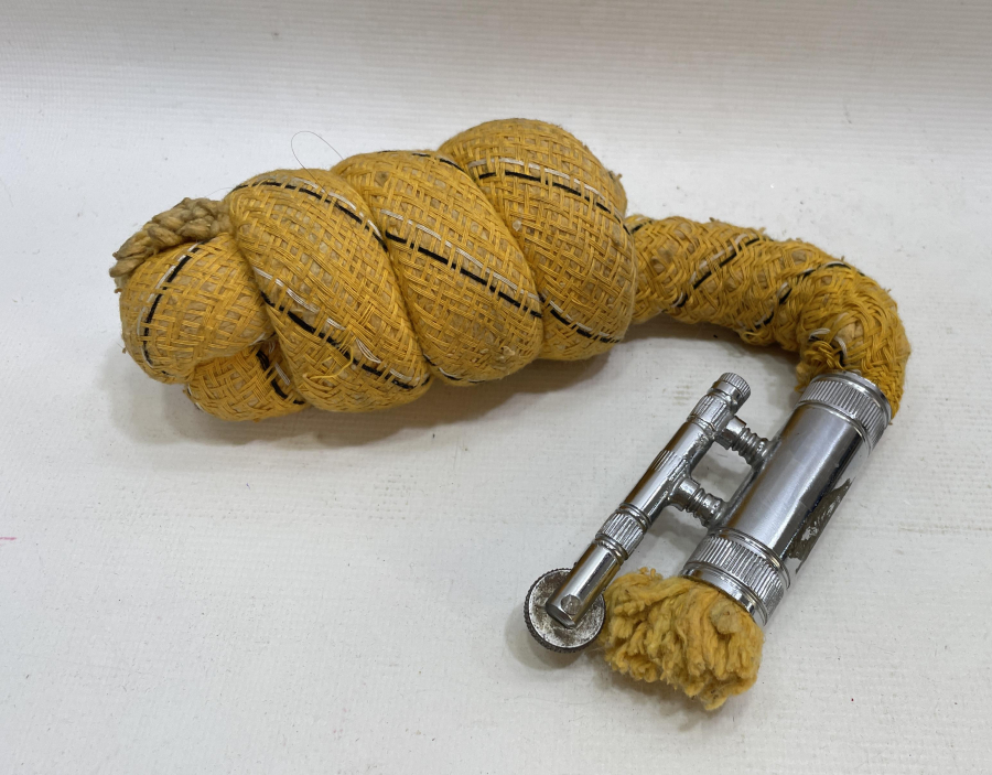 OSMANLI DÖNEMİ ÇİL KONDİSYONDA NADİR HALATLI ÇAKMAK