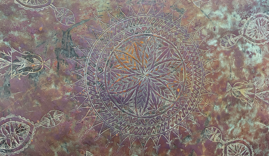 OSMANLI DÖNEMİ ÇOK NADİR BÜYÜK BOY TEKKE İŞİ ŞEYH YASİN E AİT ORTA SİNİSİ