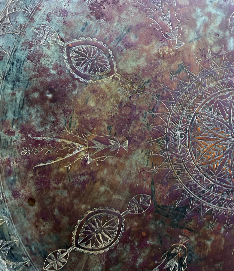 OSMANLI DÖNEMİ ÇOK NADİR BÜYÜK BOY TEKKE İŞİ ŞEYH YASİN E AİT ORTA SİNİSİ